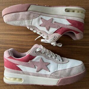 Bape Pink Roasta Leather/Suede Sz. 11 US